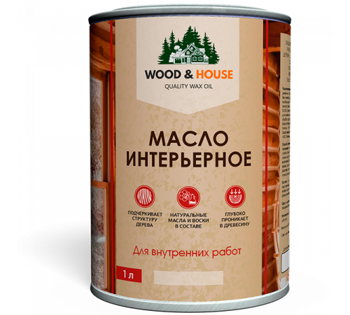 Заказать МАСЛО ИНТЕРЬЕРНОЕ WOOD & HOUSE в Муроме, Владимирская область